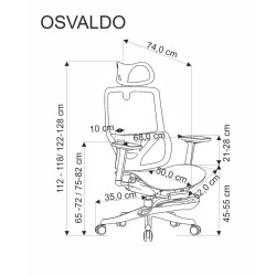 'OSVALDO Black Office Chair' 'OSVALDO Black Office Chair'
