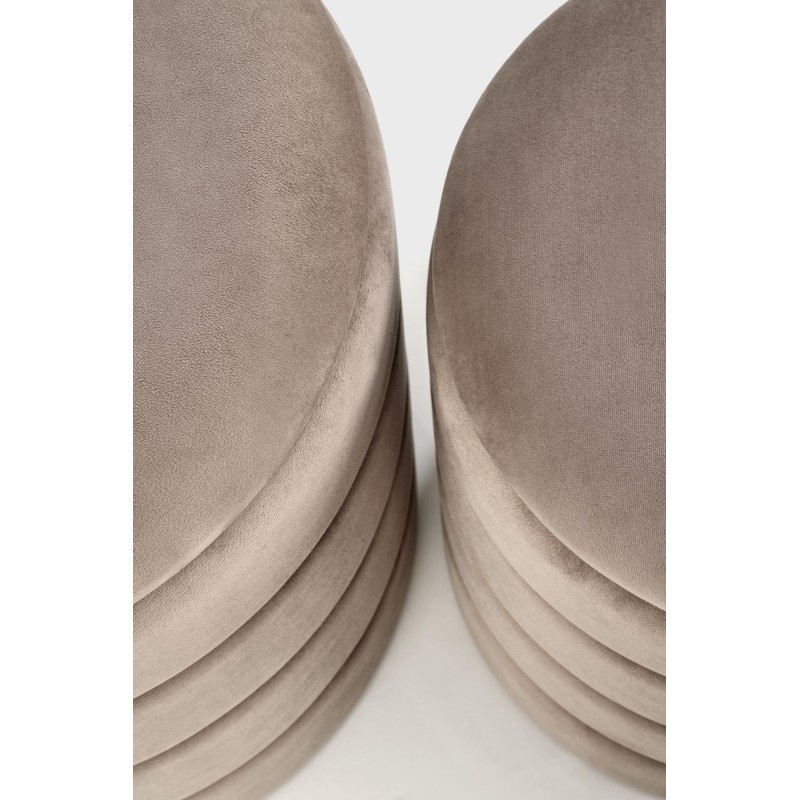 PACHO zestaw 2 puf, beżowy (1p 1set) PACHO zestaw 2 puf, beżowy (1p 1set)