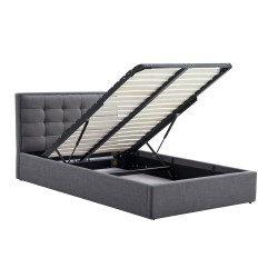 PADVA 120cm łóżko z pojemnikiem popielaty (2p 1szt) PADVA 120cm łóżko z pojemnikiem popielaty (2p 1szt)