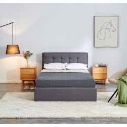 PADVA 120cm łóżko z pojemnikiem popielaty (2p 1szt) PADVA 120cm łóżko z pojemnikiem popielaty (2p 1szt)