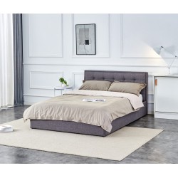PADVA 140cm łóżko z pojemnikiem popielaty (2p 1szt)