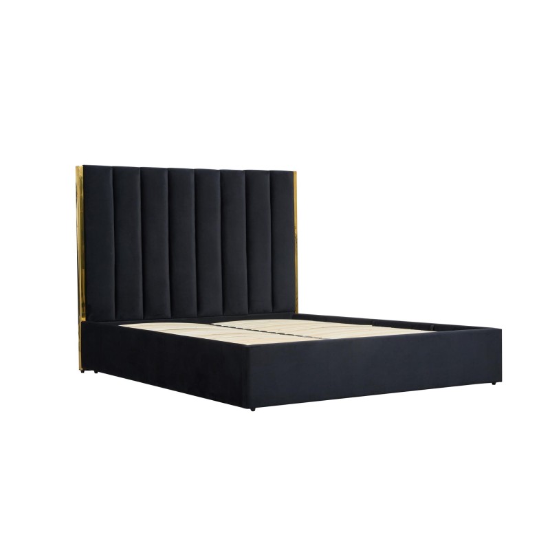 'PALAZZO Bed 160, Black / Gold' 'PALAZZO Bed 160, Black / Gold'