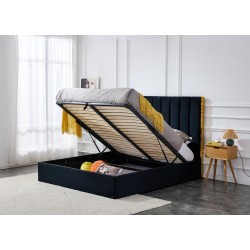 'PALAZZO Bed 160, Black / Gold' 'PALAZZO Bed 160, Black / Gold'