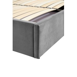 'PALAZZO Bed 160, Ash Grey / Silver' 'PALAZZO Bed 160, Ash Grey / Silver'