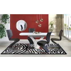 'PALERMO Extendable Table in Matte White' 'PALERMO Extendable Table in Matte White'