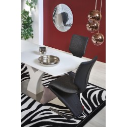 'PALERMO Extendable Table in Matte White' 'PALERMO Extendable Table in Matte White'