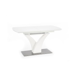 'PALERMO Extendable Table in Matte White' 'PALERMO Extendable Table in Matte White'