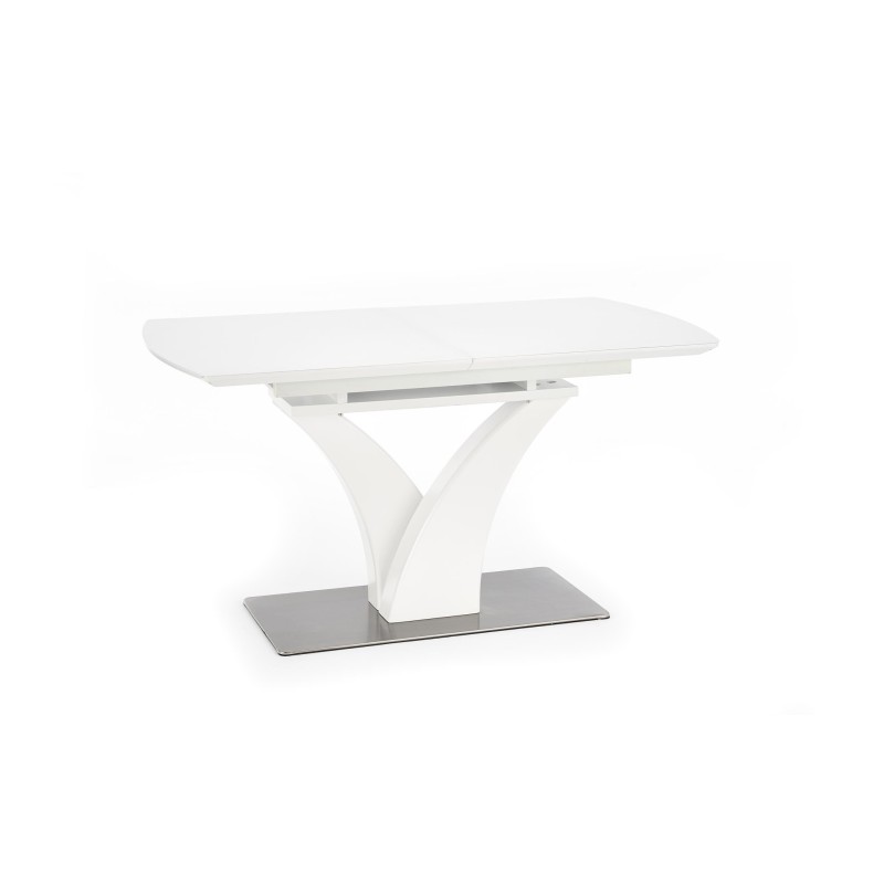 'PALERMO Extendable Table in Matte White' 'PALERMO Extendable Table in Matte White'
