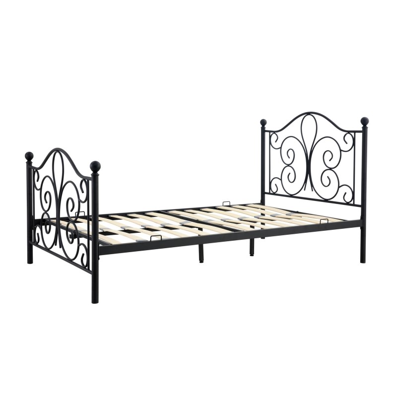 PANAMA 120 cm łóżko metalowe czarny (2p 1szt) PANAMA 120 cm łóżko metalowe czarny (2p 1szt)