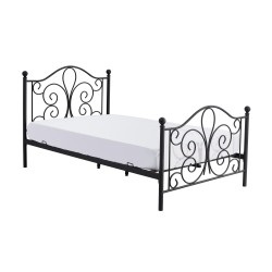 PANAMA 120 cm łóżko metalowe czarny (2p 1szt) PANAMA 120 cm łóżko metalowe czarny (2p 1szt)