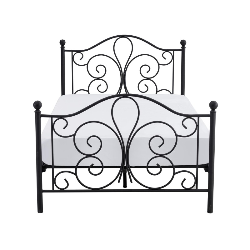 PANAMA 120 cm łóżko metalowe czarny (2p 1szt) PANAMA 120 cm łóżko metalowe czarny (2p 1szt)