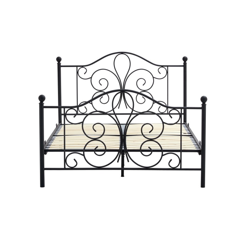 'PANAMA 140 cm Black Metal Bed' 'PANAMA 140 cm Black Metal Bed'