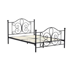 PANAMA 140 cm łóżko metalowe czarny (2p 1szt) PANAMA 140 cm łóżko metalowe czarny (2p 1szt)