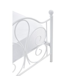 PANAMA 90 cm łóżko metalowe biały (2p 1szt) PANAMA 90 cm łóżko metalowe biały (2p 1szt)