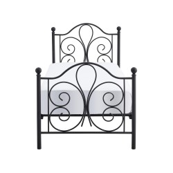 PANAMA 90 cm łóżko metalowe czarny (2p 1szt) PANAMA 90 cm łóżko metalowe czarny (2p 1szt)
