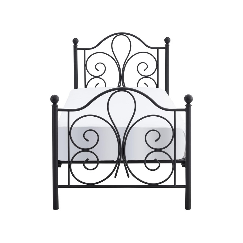 PANAMA 90 cm łóżko metalowe czarny (2p 1szt) PANAMA 90 cm łóżko metalowe czarny (2p 1szt)