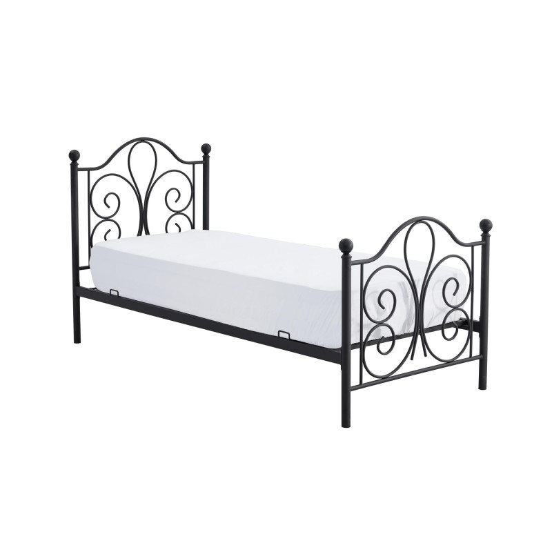 PANAMA 90 cm łóżko metalowe czarny (2p 1szt) PANAMA 90 cm łóżko metalowe czarny (2p 1szt)