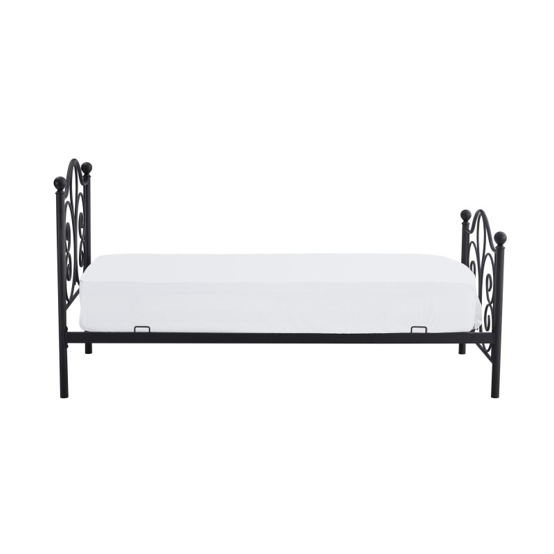 PANAMA 90 cm łóżko metalowe czarny (2p 1szt) PANAMA 90 cm łóżko metalowe czarny (2p 1szt)