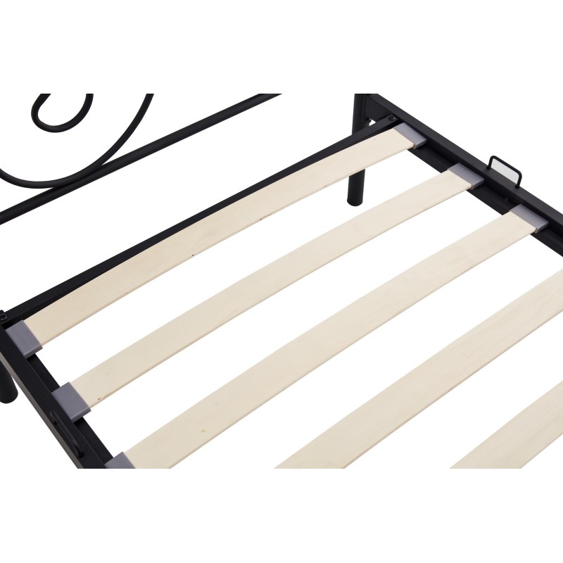 PANAMA 90 cm łóżko metalowe czarny (2p 1szt) PANAMA 90 cm łóżko metalowe czarny (2p 1szt)