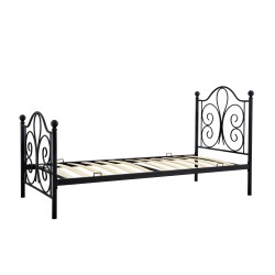 PANAMA 90 cm łóżko metalowe czarny (2p 1szt) PANAMA 90 cm łóżko metalowe czarny (2p 1szt)
