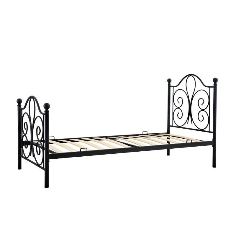 PANAMA 90 cm łóżko metalowe czarny (2p 1szt) PANAMA 90 cm łóżko metalowe czarny (2p 1szt)