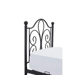 PANAMA 90 cm łóżko metalowe czarny (2p 1szt) PANAMA 90 cm łóżko metalowe czarny (2p 1szt)