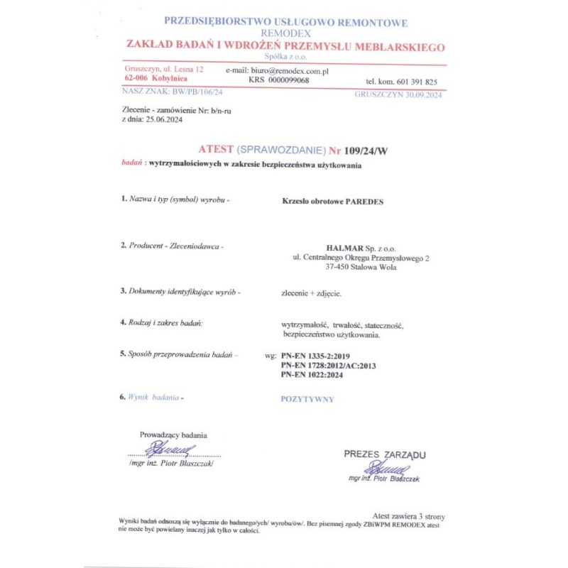 PAREDES fotel gabinetowy czarny (1p 1szt)) PAREDES fotel gabinetowy czarny (1p 1szt))