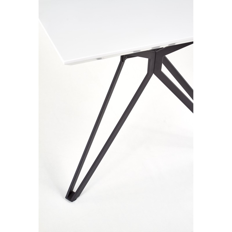 'PASCAL White - Black Table' 'PASCAL White - Black Table'