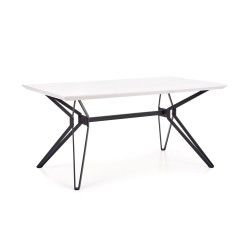 'PASCAL White - Black Table' 'PASCAL White - Black Table'