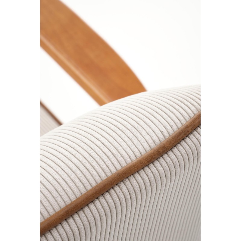 'PASTORE Relaxation Armchair Light Beige / Light Walnut' 'PASTORE Relaxation Armchair Light Beige / Light Walnut'