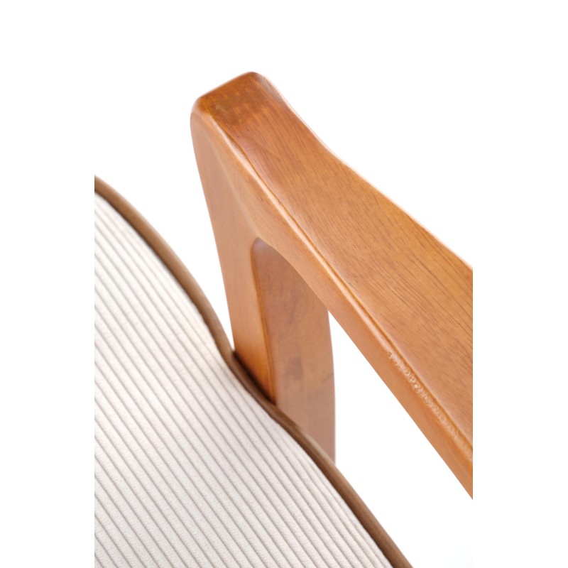 'PASTORE Relaxation Armchair Light Beige / Light Walnut' 'PASTORE Relaxation Armchair Light Beige / Light Walnut'