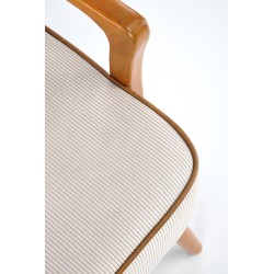'PASTORE Relaxation Armchair Light Beige / Light Walnut' 'PASTORE Relaxation Armchair Light Beige / Light Walnut'
