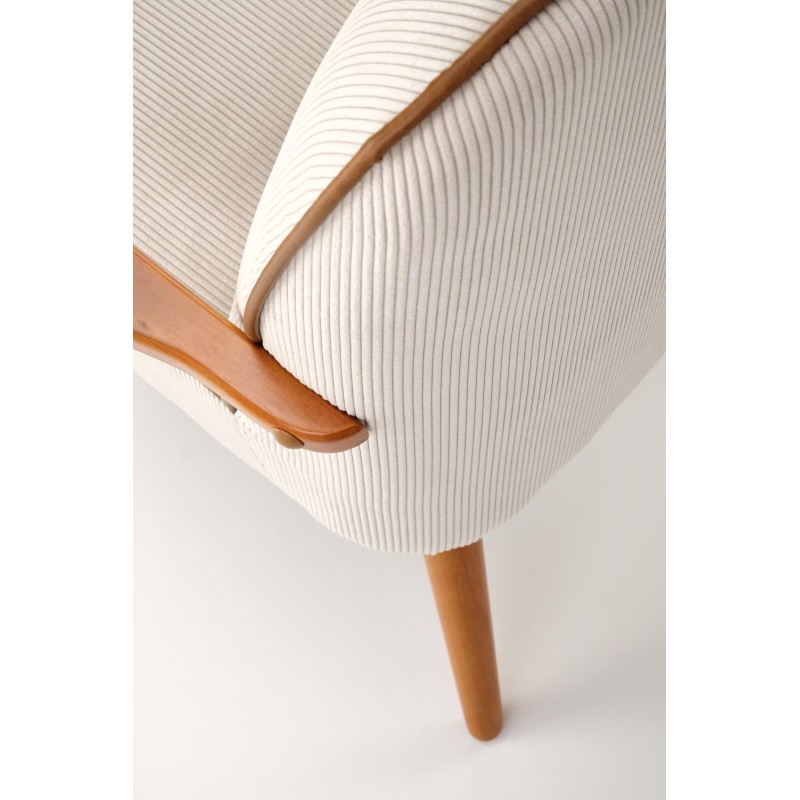 'PASTORE Relaxation Armchair Light Beige / Light Walnut' 'PASTORE Relaxation Armchair Light Beige / Light Walnut'