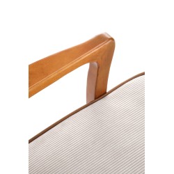'PASTORE Relaxation Armchair Light Beige / Light Walnut' 'PASTORE Relaxation Armchair Light Beige / Light Walnut'