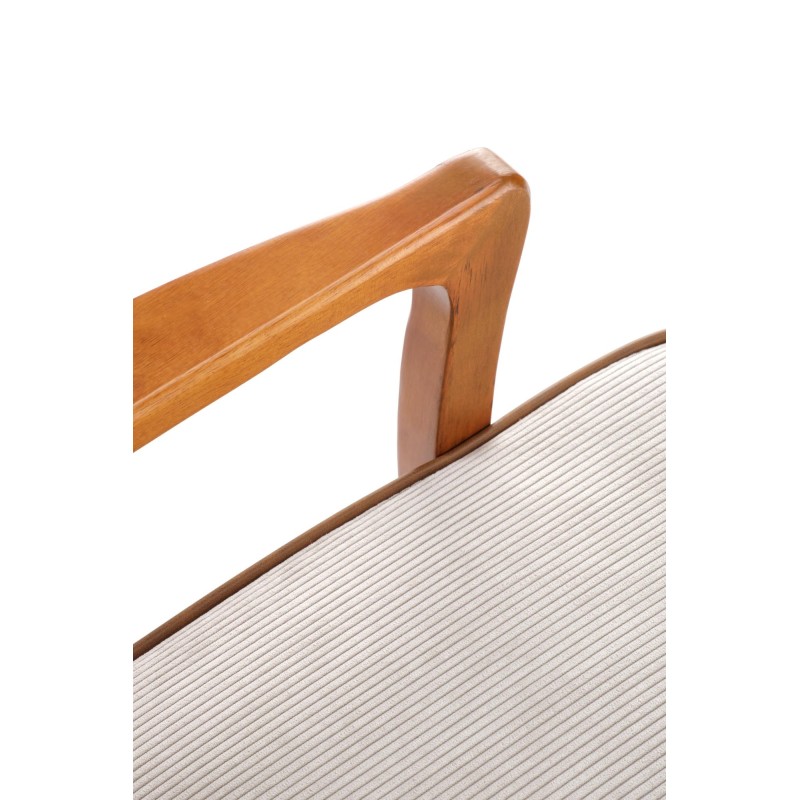 'PASTORE Relaxation Armchair Light Beige / Light Walnut' 'PASTORE Relaxation Armchair Light Beige / Light Walnut'