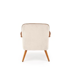 'PASTORE Relaxation Armchair Light Beige / Light Walnut' 'PASTORE Relaxation Armchair Light Beige / Light Walnut'