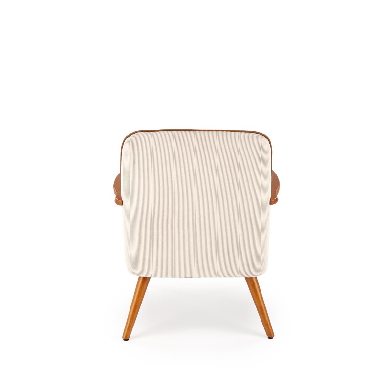'PASTORE Relaxation Armchair Light Beige / Light Walnut' 'PASTORE Relaxation Armchair Light Beige / Light Walnut'