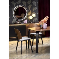 'PEDRO Table, Walnut Top, Black Leg' 'PEDRO Table, Walnut Top, Black Leg'