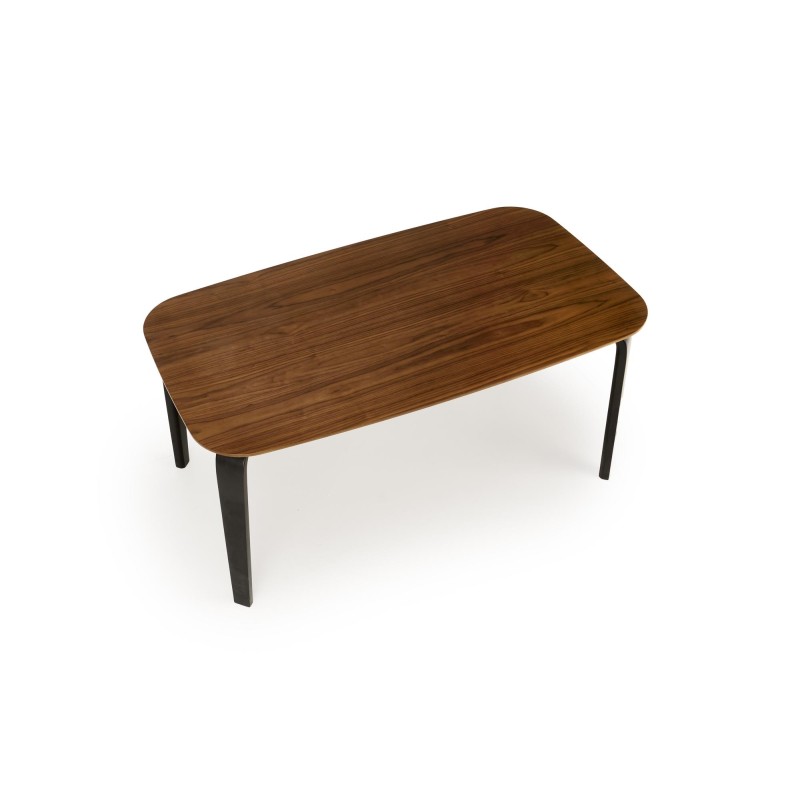 'PEDRO Table, Walnut Top, Black Leg' 'PEDRO Table, Walnut Top, Black Leg'