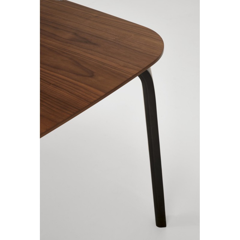 'PEDRO Table, Walnut Top, Black Leg' 'PEDRO Table, Walnut Top, Black Leg'