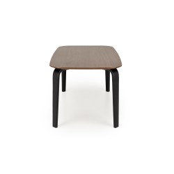 'PEDRO Table, Walnut Top, Black Leg' 'PEDRO Table, Walnut Top, Black Leg'