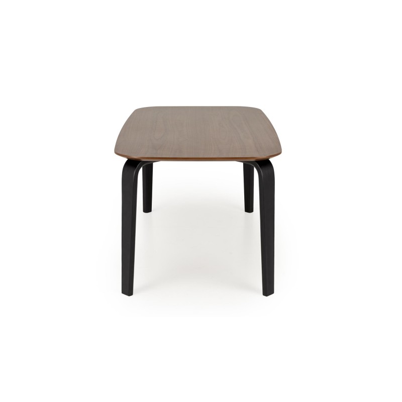 'PEDRO Table, Walnut Top, Black Leg' 'PEDRO Table, Walnut Top, Black Leg'