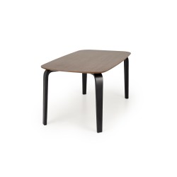 'PEDRO Table, Walnut Top, Black Leg' 'PEDRO Table, Walnut Top, Black Leg'