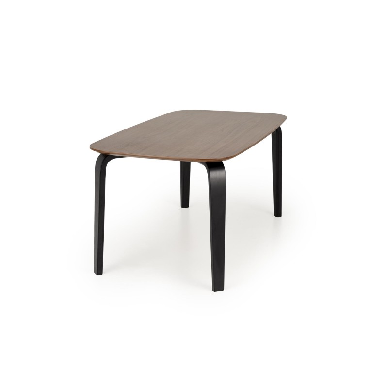 'PEDRO Table, Walnut Top, Black Leg' 'PEDRO Table, Walnut Top, Black Leg'