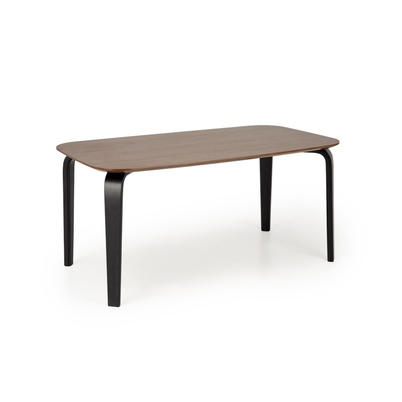 'PEDRO Table, Walnut Top, Black Leg' 'PEDRO Table, Walnut Top, Black Leg'