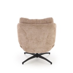 'PESTO Armchair with Footstool / Rocking Function, Beige' 'PESTO Armchair with Footstool / Rocking Function, Beige'
