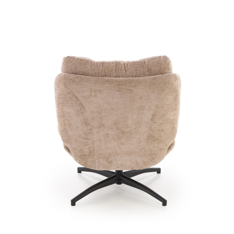 'PESTO Armchair with Footstool / Rocking Function, Beige' 'PESTO Armchair with Footstool / Rocking Function, Beige'