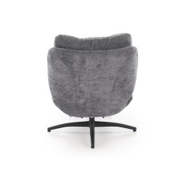 'PESTO Armchair with Footstool / Rocking Function, Ash Grey' 'PESTO Armchair with Footstool / Rocking Function, Ash Grey'