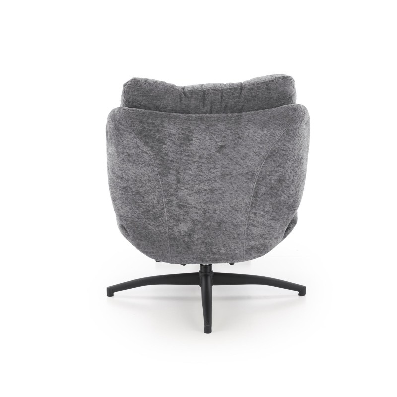 'PESTO Armchair with Footstool / Rocking Function, Ash Grey' 'PESTO Armchair with Footstool / Rocking Function, Ash Grey'