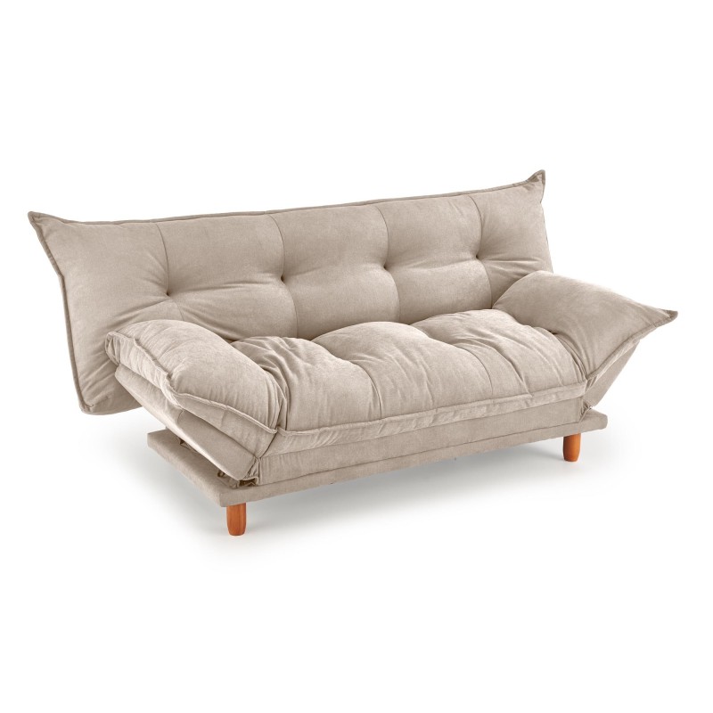 'Beige PILLOW Convertible Sofa' 'Beige PILLOW Convertible Sofa'